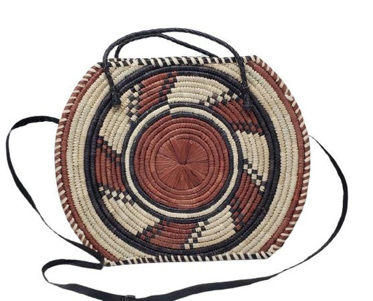 Vangel Raffia Handbag